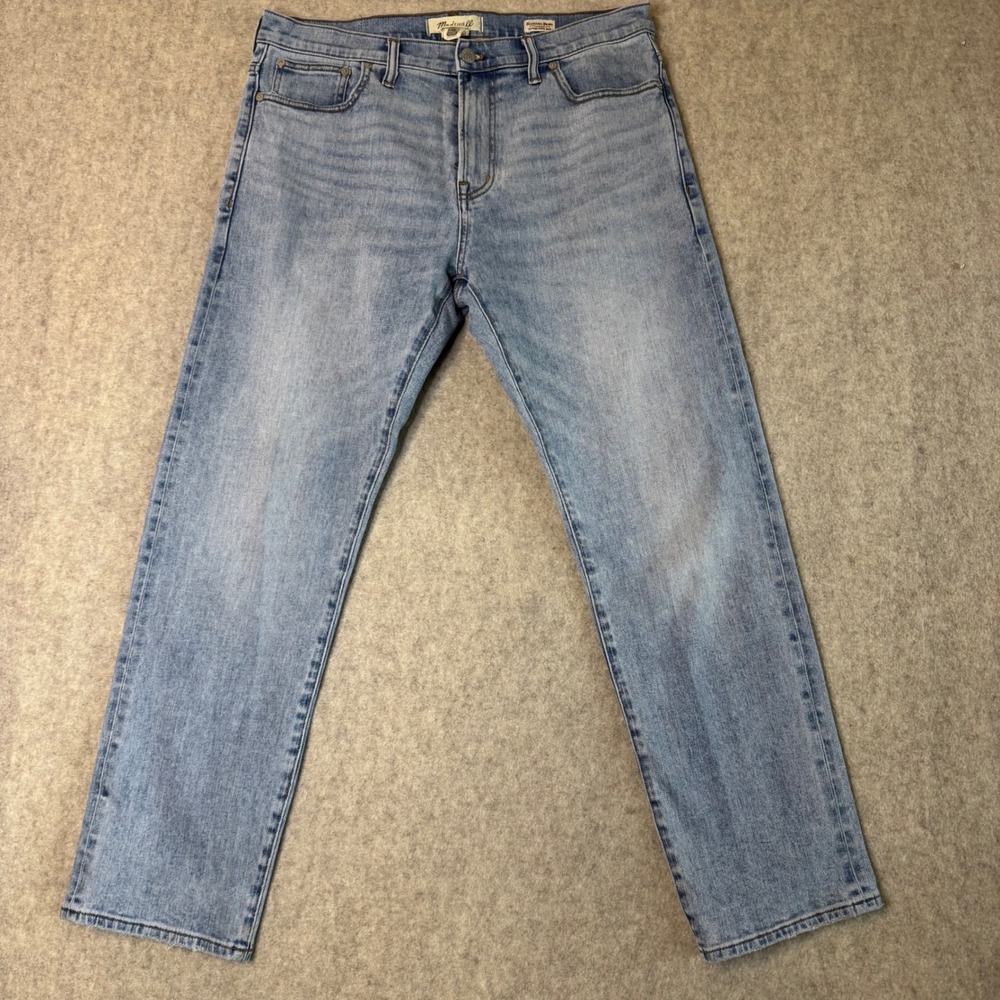 Madewell 1991 Straight-Leg Stretch Selvedge Jean Mens 33x30 Light Wash Kaihara